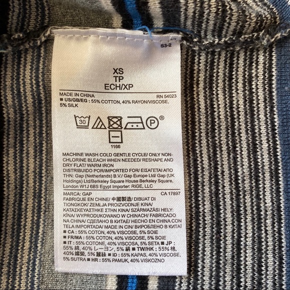 Gap striped boatneck sweater - Picture 4 of 5